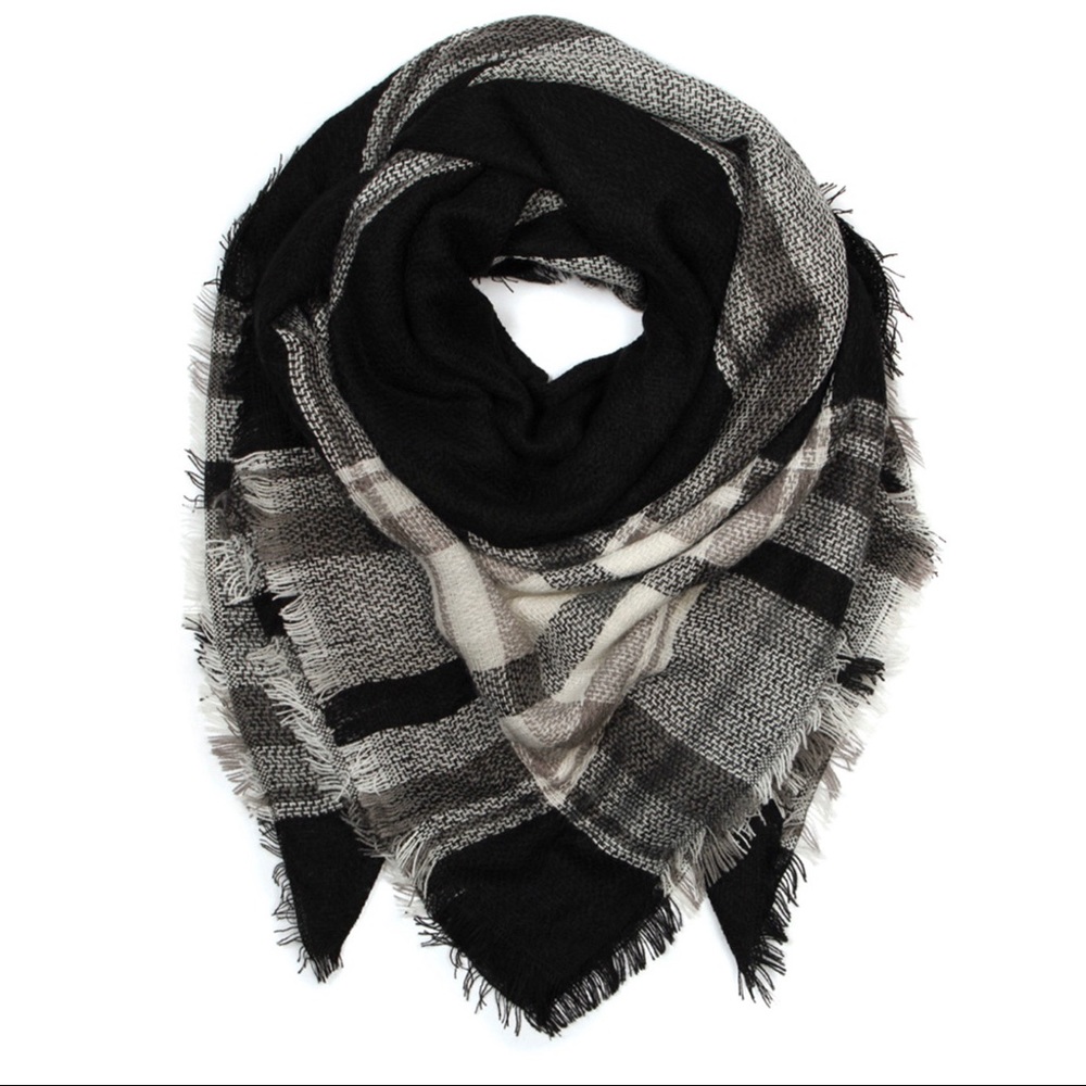 tartan plaid blanket scarf